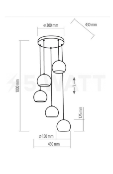 Люстра TK Lighting 3