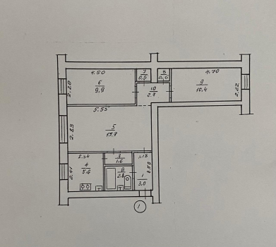 3-кімнатна квартира 1