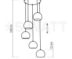 Люстра TK Lighting 3