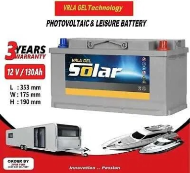 Акумулятор Solar GEL130AH 3