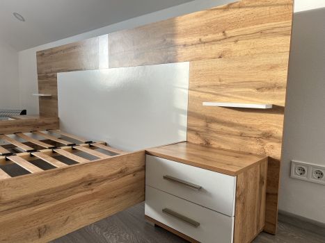 Ліжко з матрасом або без 2