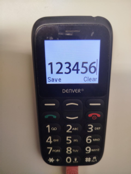 Кнопковий телефон Denver 1