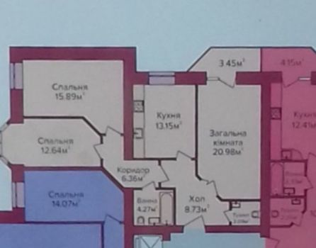 3-кімнатна квартира, вул.Б-р Незалежності 3