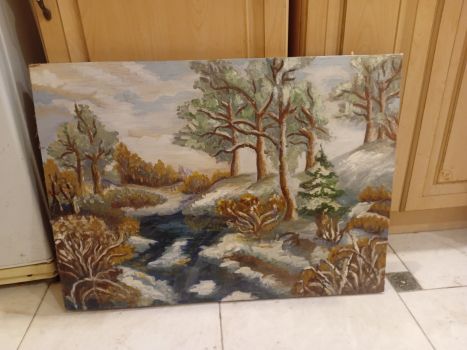 Картина , мальована олійними фарбами