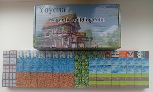 Магнітний конструктор Майнкрафт на 100 блоків. 6