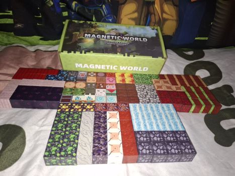 Магнітний конструктор Майнкрафт на 300 або 150 шт. 3