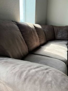 Бархатний кутовий диван 6