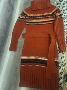 Плаття тепле трикотажне 2