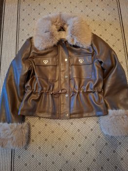 Куртка зимова з екошкіри 1