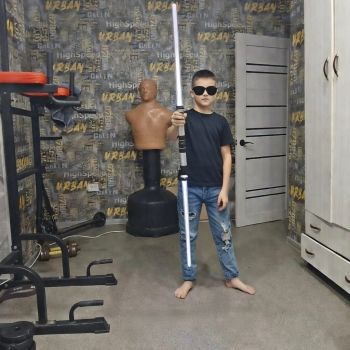 Двосторонній світловий меч Дарта Мола — 132 см 1