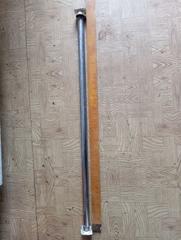 Турнік саморобний грубостінний нержавіючий 85 см 1