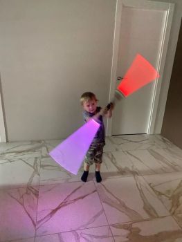 Двосторонній світловий меч Дарта Мола — 132 см 5