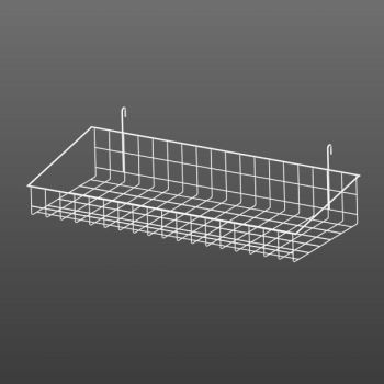 Металевий сітчастий стелаж та корзини до нього 2