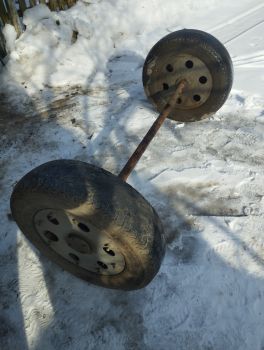 Вісь для виготовлення причепа 1