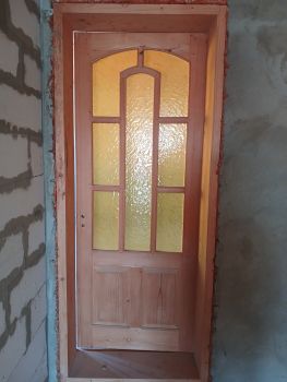 Дерев'яні двері з масиву сосни ( 210×90 ) 1