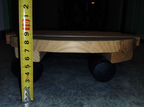 Підставка на колесах для квітів / вазона 30 см. 4