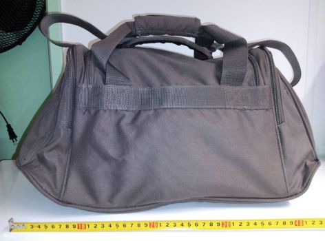 Спортивна сумка Decathlon Domyos сіра 40×25×20 см. 4