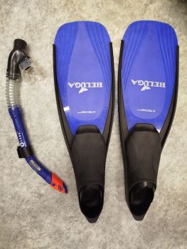 Ласти Beluga TECNO PRO 38-39 Італія + маска трубка 1