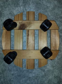 Підставка на колесах для квітів / вазона 30 см. 2