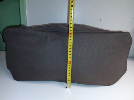 Спортивна сумка Decathlon Domyos сіра 40×25×20 см. 5