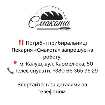 Потрібні прибиральники 1