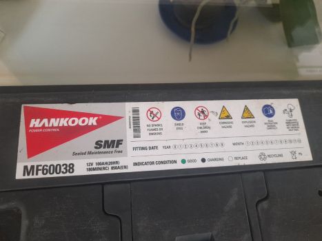 АКБ Hankook 100Ah 12V 3