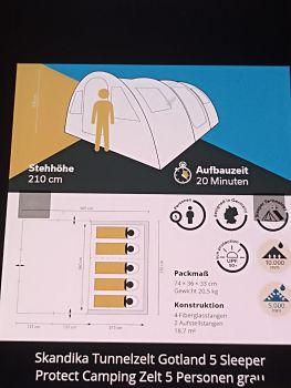 Намет skandika 5 местний 4