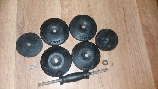 Гантель 8кг розбірна 4