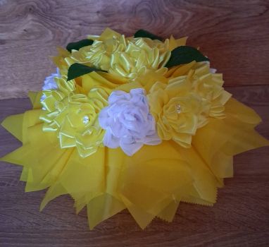 Атласні квіти продам 7