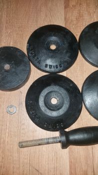 Гантель 8кг розбірна 6