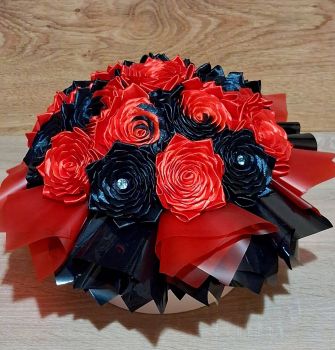 Атласні квіти продам 5