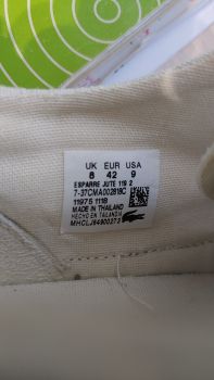 Оригінальні чоловічі літні кеди-еспадрильї lacoste 6