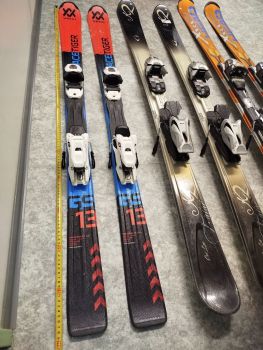 Гірські лижі Head та Volkl з кріпленнями 140-160см 8