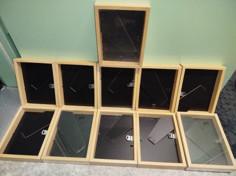 11 рамок IKEA RIBBA світле дерево (13x18 + 9x14) 2