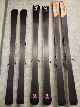 Гірські лижі Head та Volkl з кріпленнями 140-160см 5