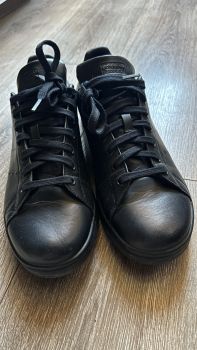 Adidas Stan Smith у кольорі чорний шкіра 3
