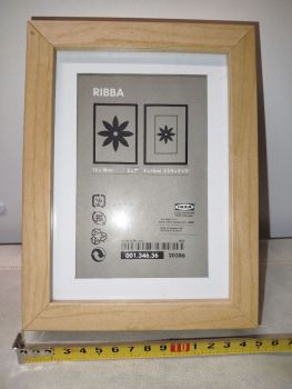 11 рамок IKEA RIBBA світле дерево (13x18 + 9x14) 8