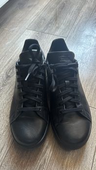 Adidas Stan Smith у кольорі чорний шкіра 2