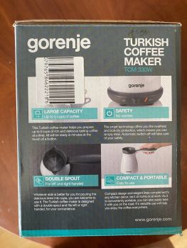 Електричну кавоварку (турку) GORENJE TCM 33 3