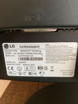 Монітор LG Electronics W2243S 3