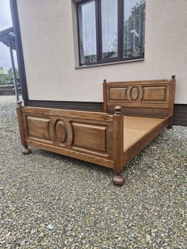 Ліжко з дуба з тумбочками 2