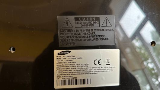 Телевізор Samsung LE32B650T2W 3