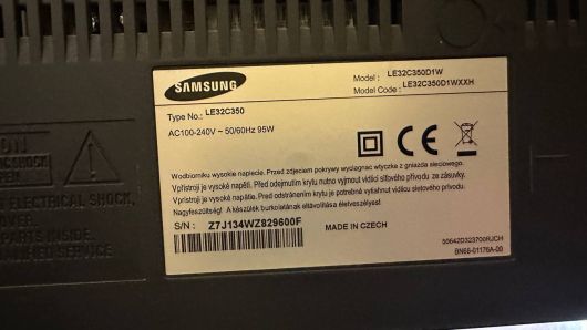 Телевізор Samsung LE32C350D1W 3