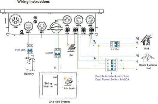 Гібридний сонячний інвертор LuxPower SNA-PRO-EU6.5K 2