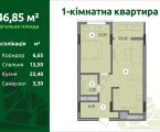 1-кімнатна квартира, вул.вул. 22 Січня, 2б 1