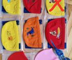 Горщики дитячі, шапки для плавання ,слюнявчики . 6