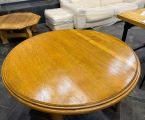 Круглий дубовий стіл 5