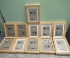 11 рамок IKEA RIBBA світле дерево (13x18 + 9x14) 1
