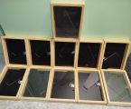 11 рамок IKEA RIBBA світле дерево (13x18 + 9x14) 2