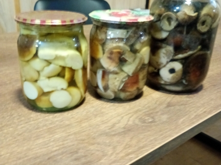 Мариновані та сушені гриб